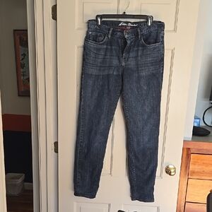 Eddie Bauer Women's Flannel-lined Blue Jeans